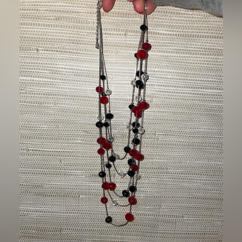 Necklace and earrings